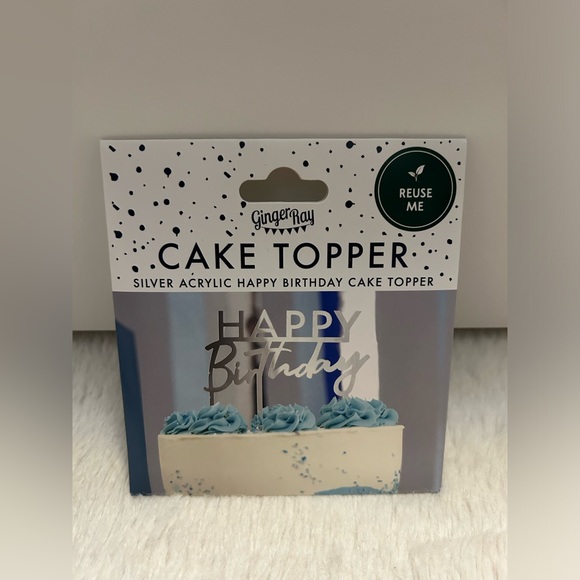 Happy Birthday cake topper - Picture 1 of 2